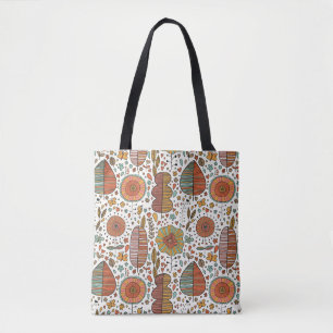 Tote Bag Motif floral d'été fait de feuille