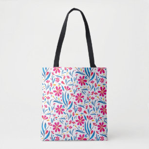 Tote Bag Motif floral édifiant à l'aquarelle