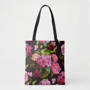 Tote Bag Motif floral incomparable. Hydrangée sur une sur u