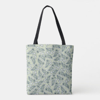 Tote Bag Motif floral pastel bohème