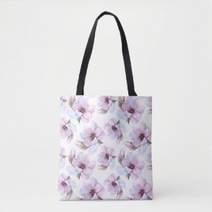 Tote Bag Motif floral romantique
