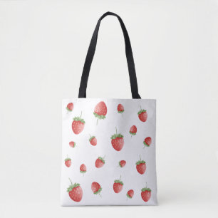 Tote Bag Motif fraise