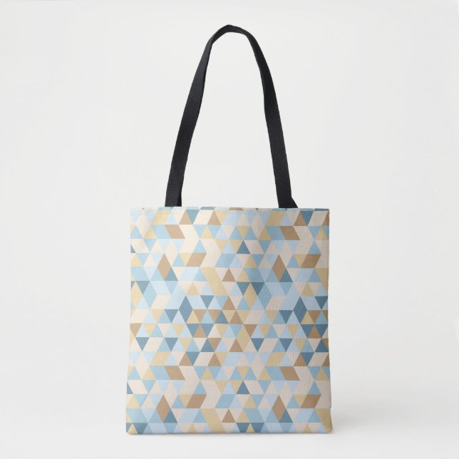 Tote Bag Motif géométrique (Devant)