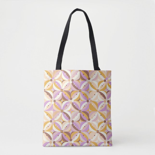 Tote Bag Motif géométrique (Devant)