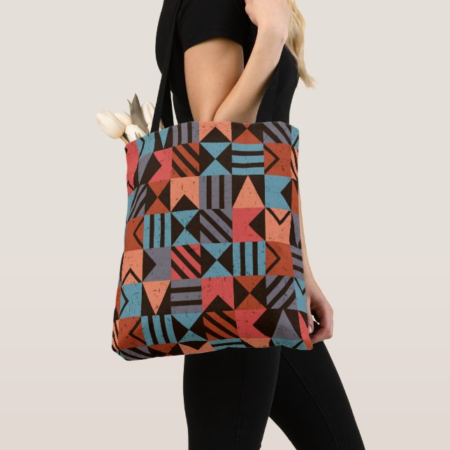 Tote Bag Motif géométrique 28 (De près)