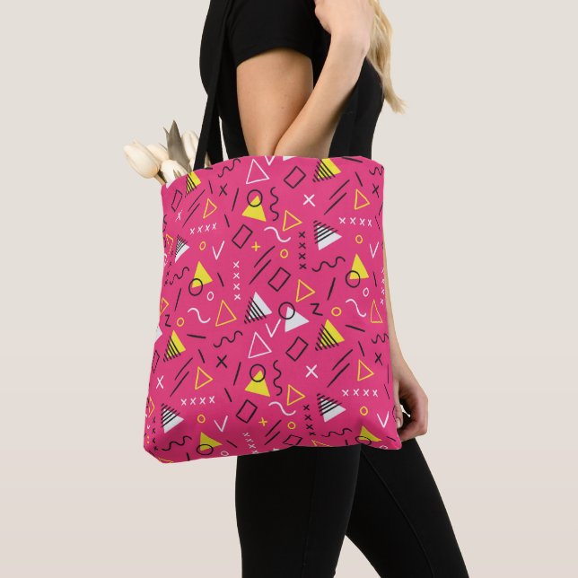 Tote Bag Motif géométrique 7 (De près)