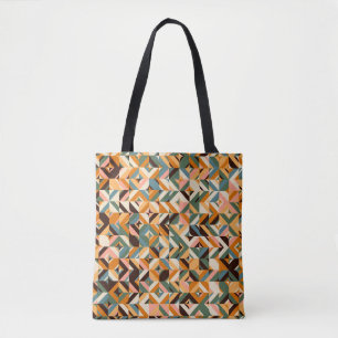 Tote Bag Motif géométrique Abstrait sans couture en scandin