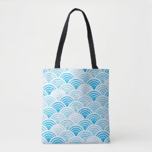 Tote Bag Motif géométrique Abstrait transparent avec eau