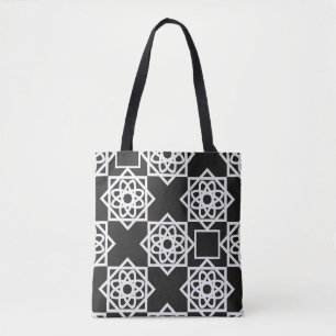Tote Bag Motif géométrique arabe. Décor d'art. Islam. Fleur