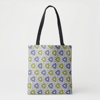 Tote Bag Motif géométrique boho atténué