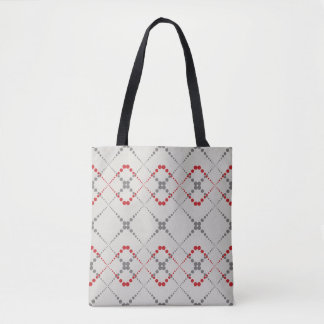Tote Bag Motif géométrique de zag zig rétro