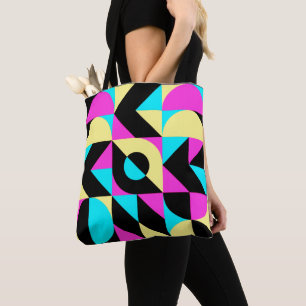 Tote Bag Motif géométrique inspiré du Bauhaus