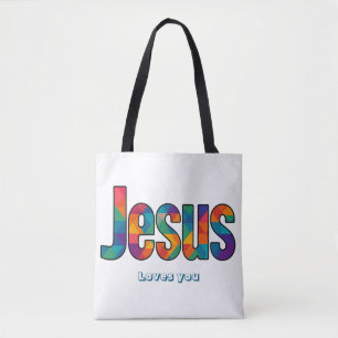 Tote Bag Motif géométrique Jésus