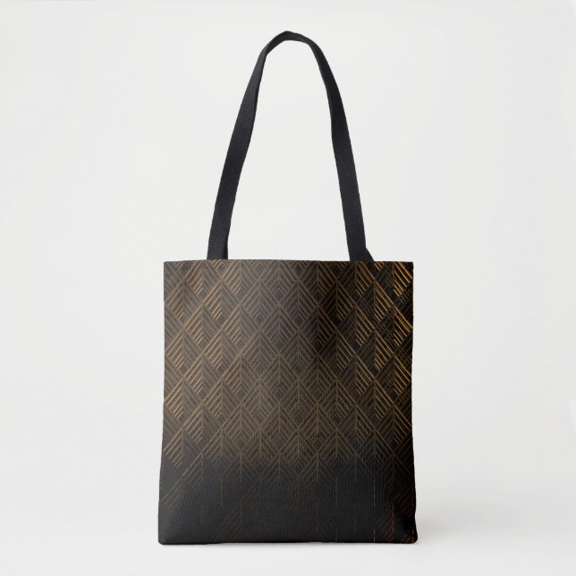 Tote Bag Motif géométrique moderne (Devant)