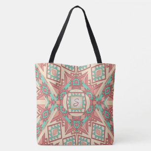 Tote Bag Motif géométrique moderne du sud-ouest Fourre-tout