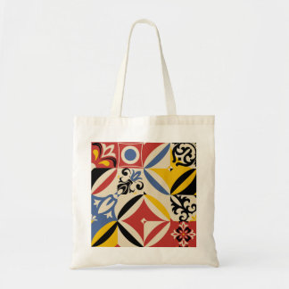 Tote Bag Motif géométrique Rétro Seites Azulejos