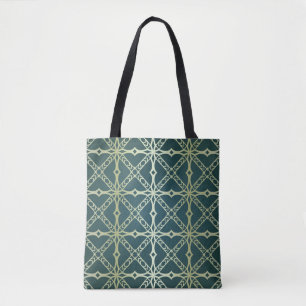 Tote Bag Motif géométrique vintage Art déco sans couture. V