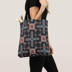 Tote Bag Motif géométrique Vintage tendance