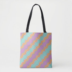 Tote Bag Motif géométrique ZigZag