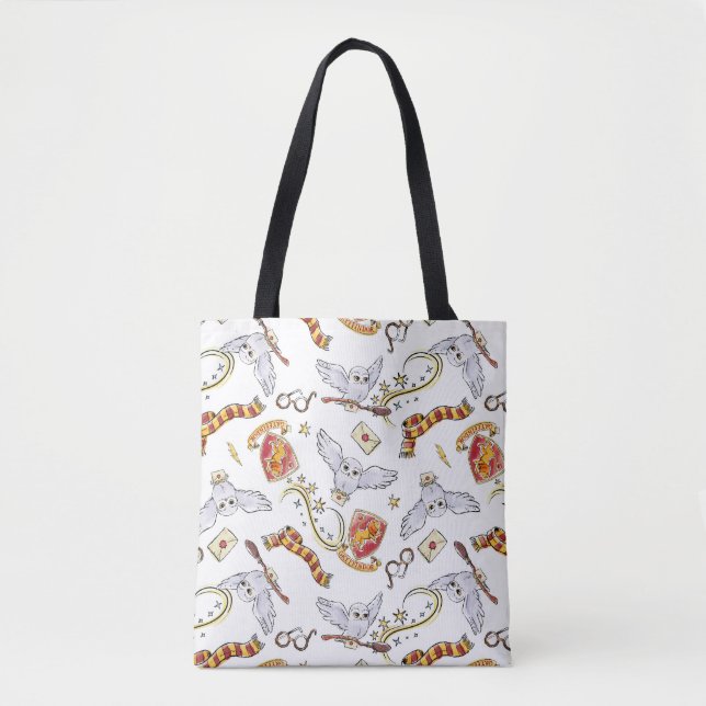 Tote Bag Motif Hedwig GRYFFINDOR™ (Devant)