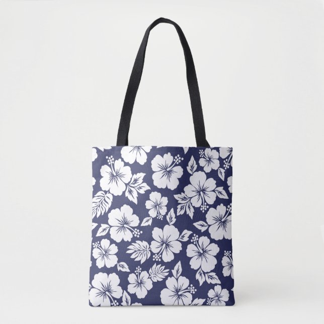 Tote Bag Motif Hibiscus (Devant)