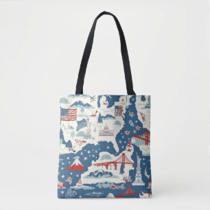 Tote Bag Motif historique vintage-américain (2)