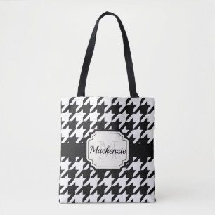 Tote Bag Motif Houndstooth