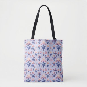 Tote Bag Motif Iris Flower