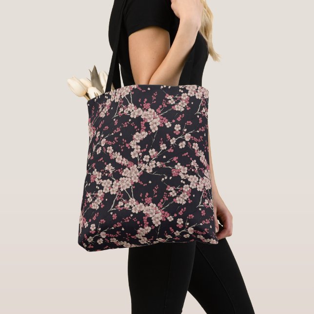 Tote Bag Motif japonais  (De près)