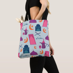 Tote Bag Motif joyeux de Ramadan
