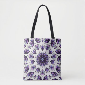 Tote Bag Motif kaléidoscopique Abstrait Mandala