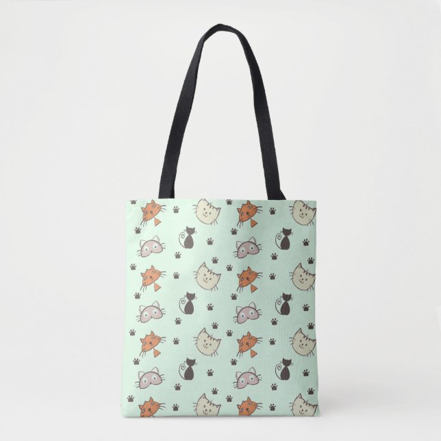 Tote Bag Motif Kitty Cat (Devant)
