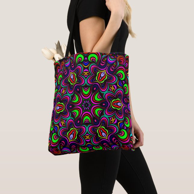 Tote Bag Motif Mandala (De près)