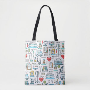 Tote Bag Motif Médicale de conception
