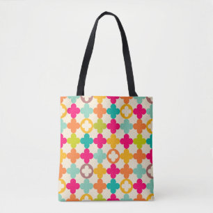 Tote Bag Motif médiéval vintage de rosette