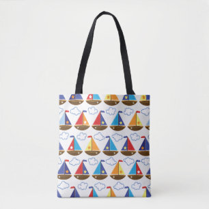 Tote Bag Motif mignon 2 de voilier