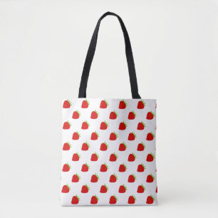 Tote Bag Motif mignon de fraise