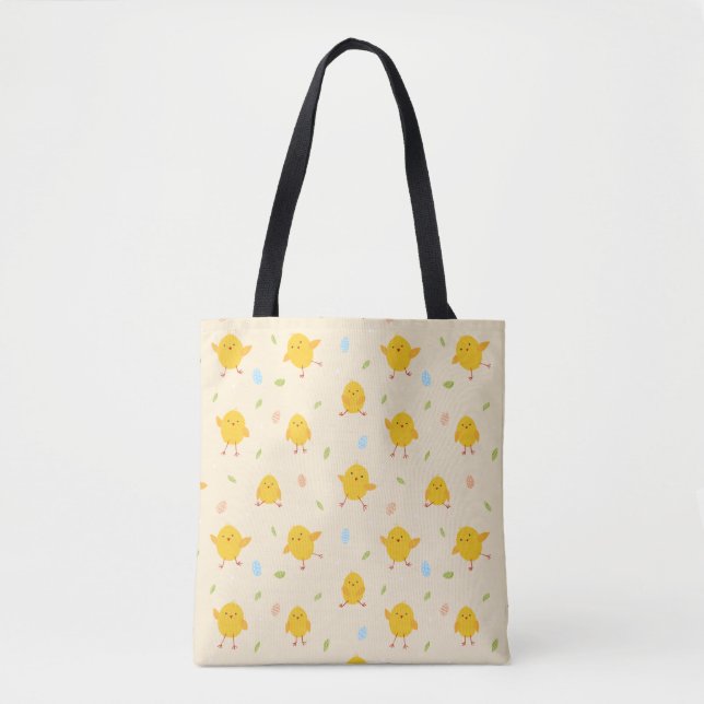 Tote Bag Motif mignon de Pâques (Devant)