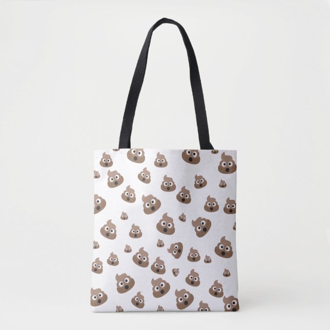 Tote Bag Motif mignon d'Emoji de dunette (Devant)