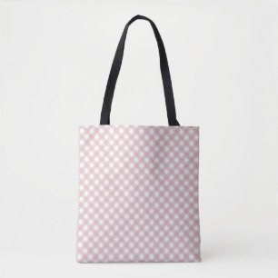 Tote Bag Motif minimaliste en teinte rose pâle