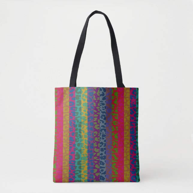 Tote Bag Motif moderne de peau de léopard #23 (Devant)