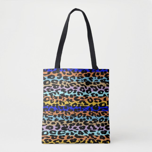 Tote Bag Motif moderne de peau de léopard #41 (Devant)