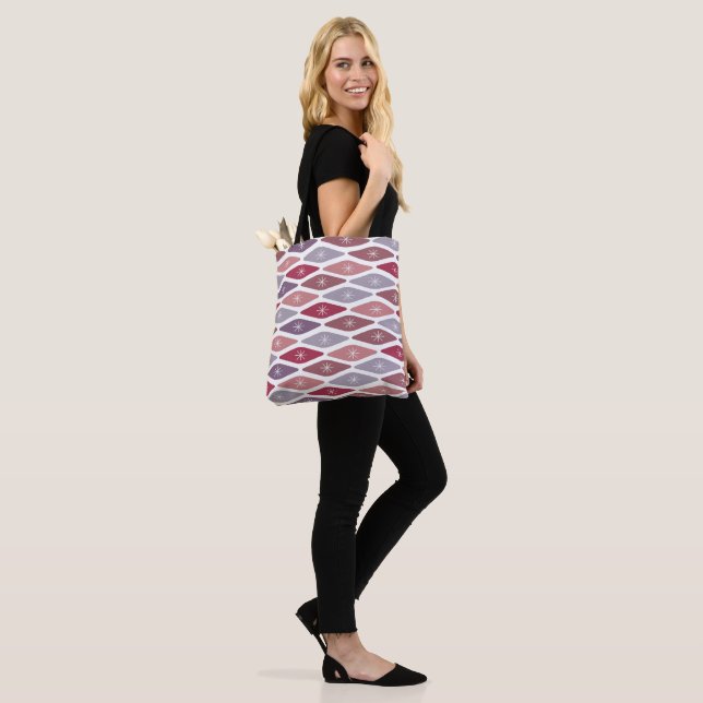 Tote Bag Motif moderne du milieu du siècle (Sur le modèle)