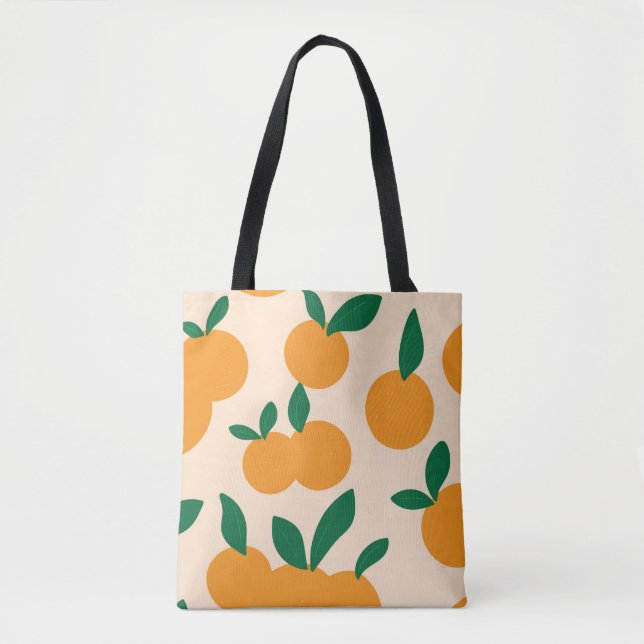 Tote Bag Motif moderne et élégant à base d'agrumes (Devant)