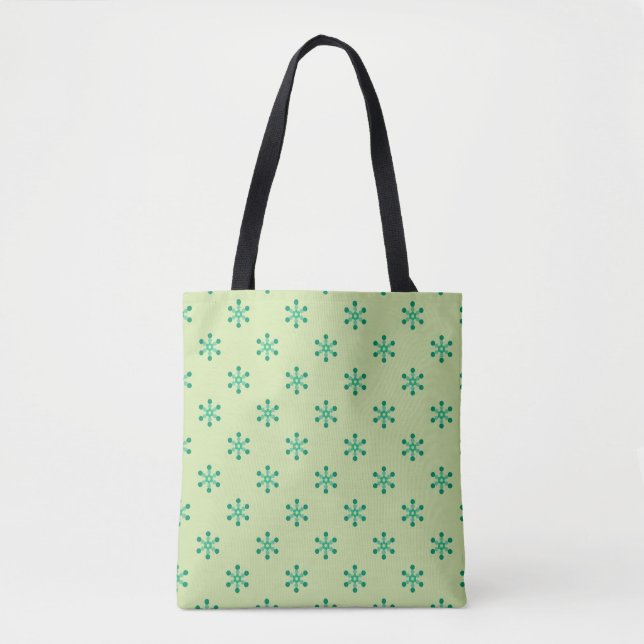 Tote Bag Motif Motif Vert (Devant)