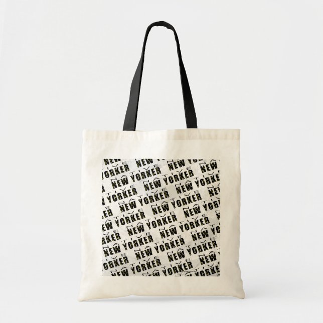 Tote Bag Motif natif du New Yorker (Devant)