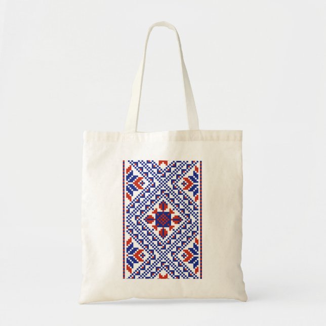 Tote Bag Motif national folklorique à l'ukrainienne (Devant)