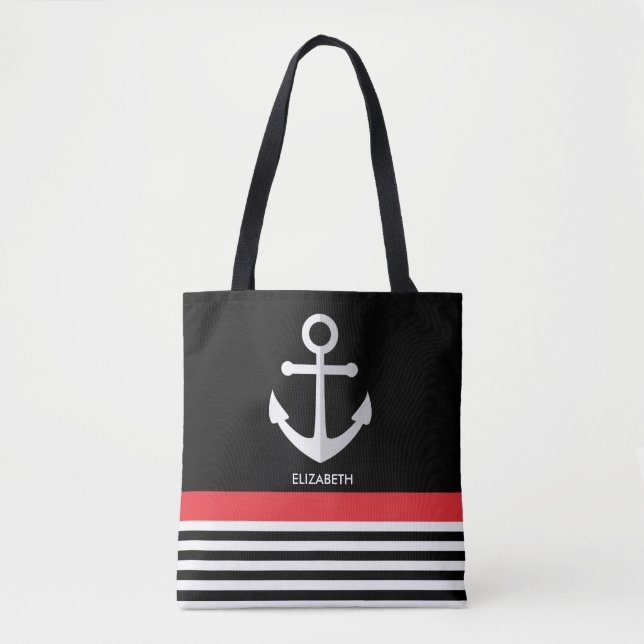 Tote Bag Motif nautique (Devant)