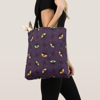 Tote Bag Motif occulte gothique foncé