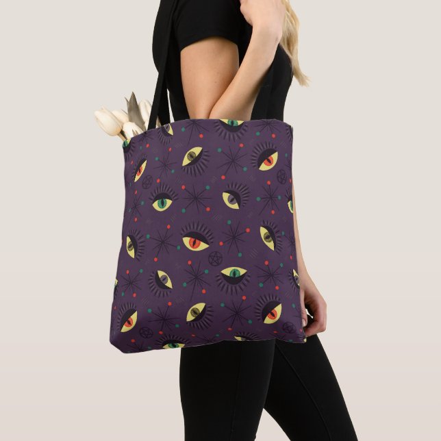 Tote Bag Motif occulte gothique foncé (De près)